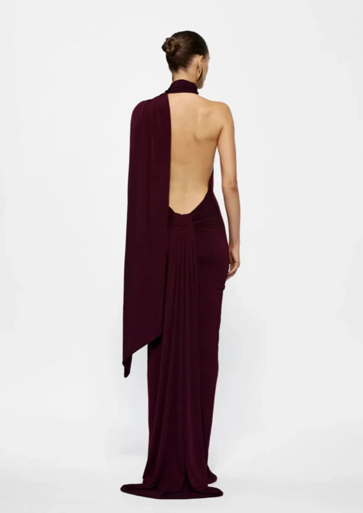 Effie Kats Haven Maxi Dress Burgundy Size 10 - Image 4