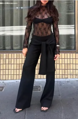 Benni Verner Pant & Oskar Top Set Black Size 6 for rent on The Volte - image 2