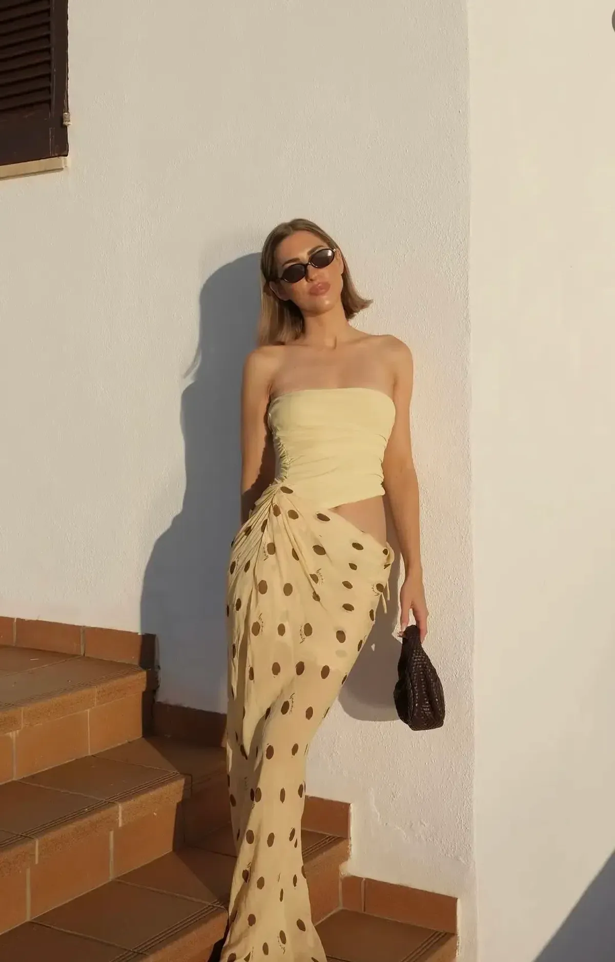 Benni Roscoe Maxi Dress in Yellow Size AU 8 - Image 3