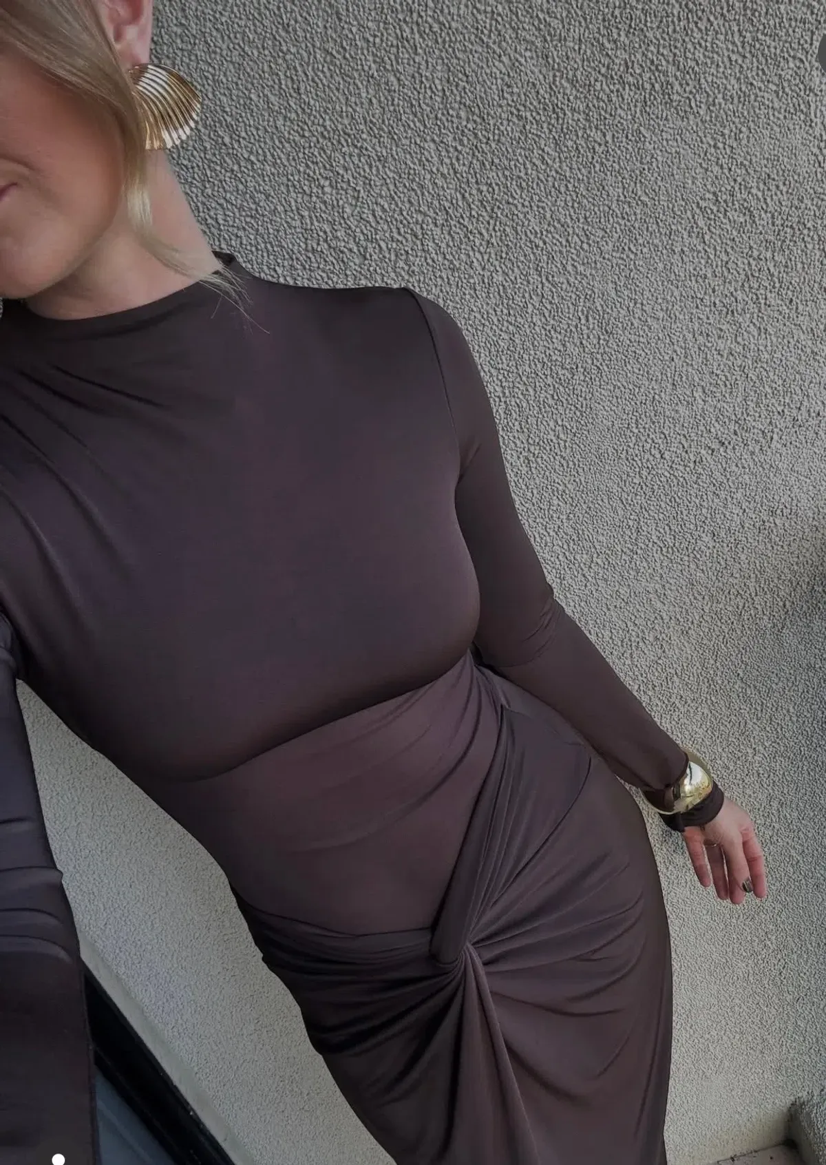 Benni Dora Maxi Dress Brown Size AU 6 - Image 2