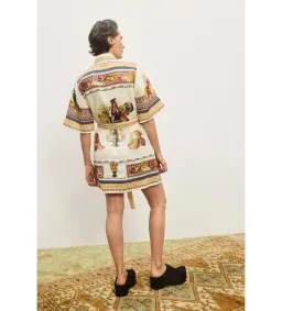 Alemais Mercado Mini Dress Multi Print Size 16 for rent on The Volte - image 3