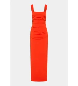 Sir The Label Dahlia Balconette Maxi Dress  In Tangerine Size 2/AU 10 for rent on The Volte - image 6