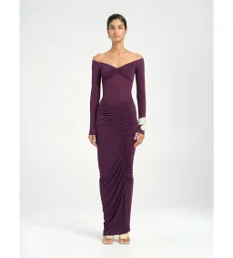 Benni Wilma Maxi Dress in Deep Purple Size 8 for rent on The Volte - image 1