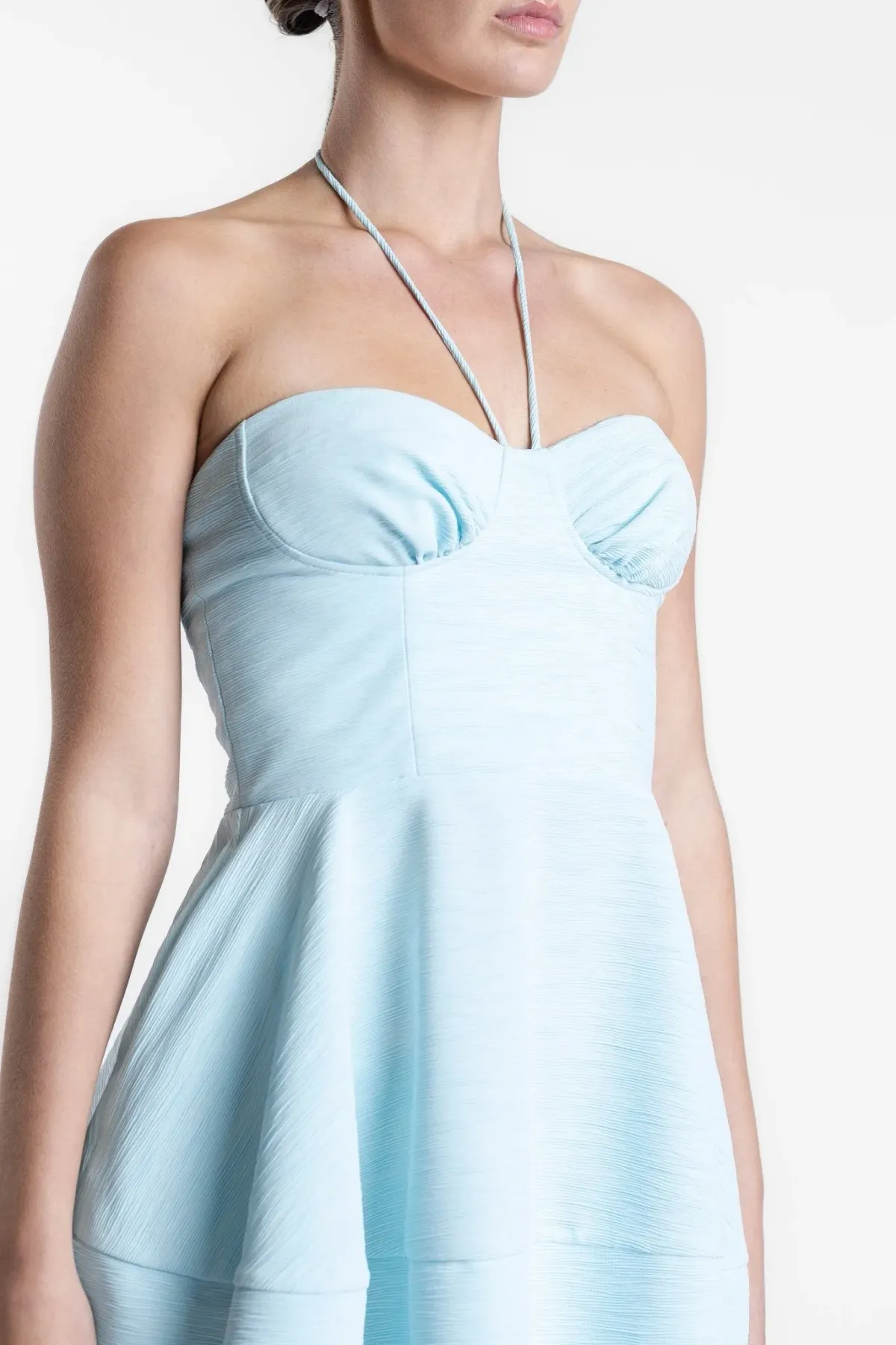 One Fell Swoop Evelyn Mini Dress Dove Size AU 10 - Image 8