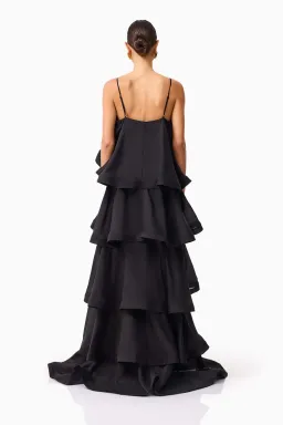 Elliatt Tilly 5 Tiered Maxi Dress Black Size S / Size AU 8 for rent on The Volte - image 3