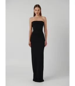 Effie Kats Monroe Maxi Gown Black Size AU 8 for rent on The Volte - image 1