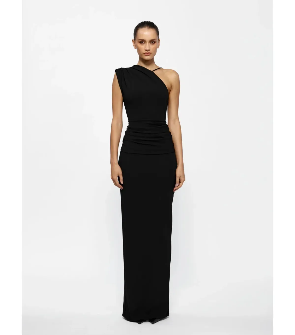 Effie Kats Greer Maxi Gown in Black Size AU 6 - Image 1
