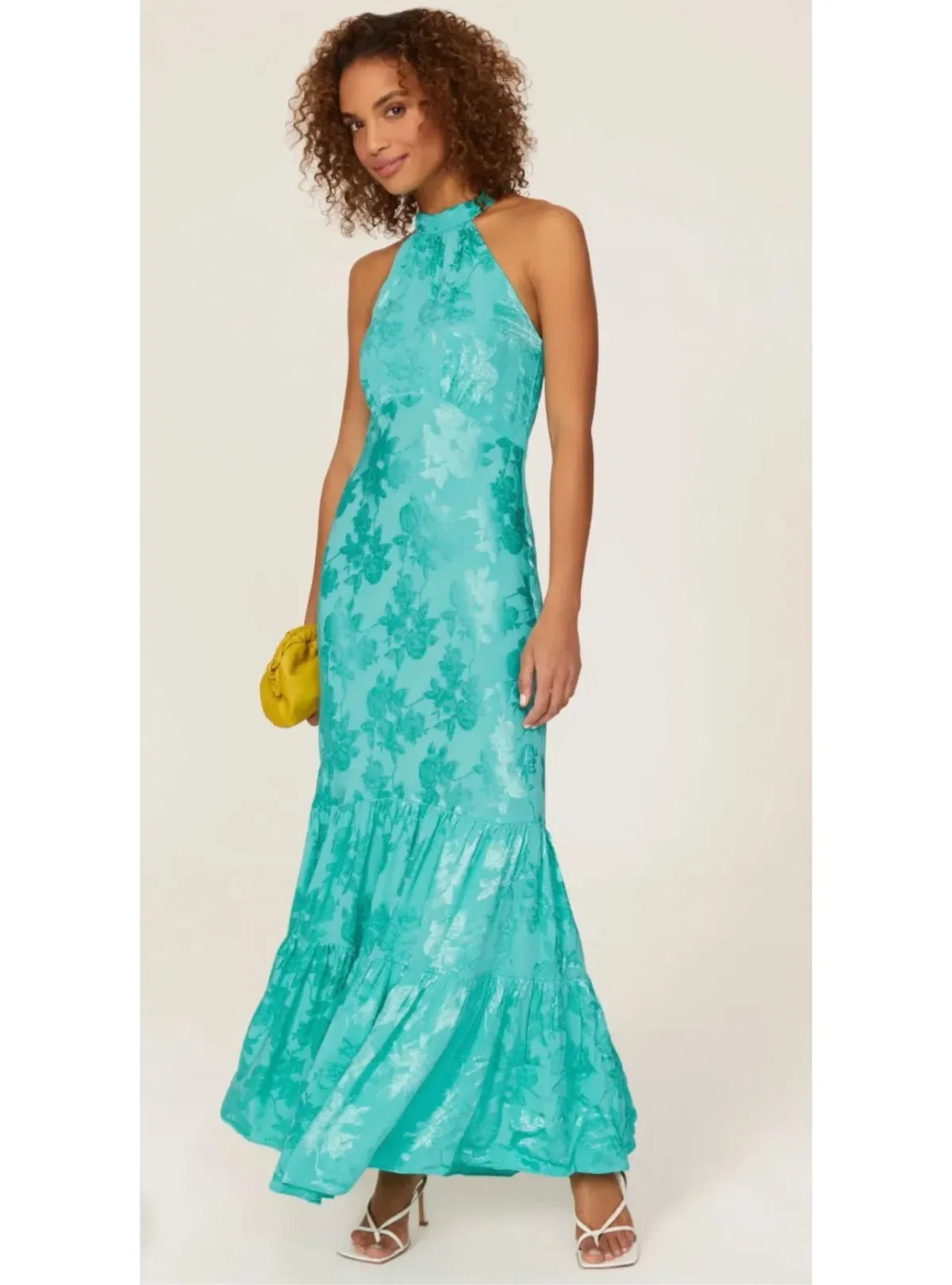 Saylor Everleigh Maxi Dress in Seafoam Size S/ AU 8 - Image 3