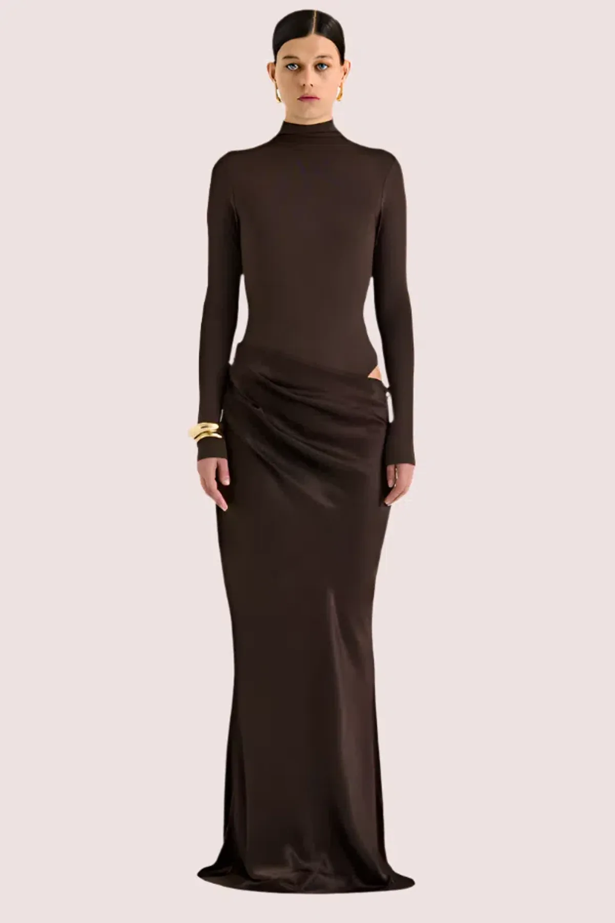 Henne Soraia Brown Size 10 - Image 1