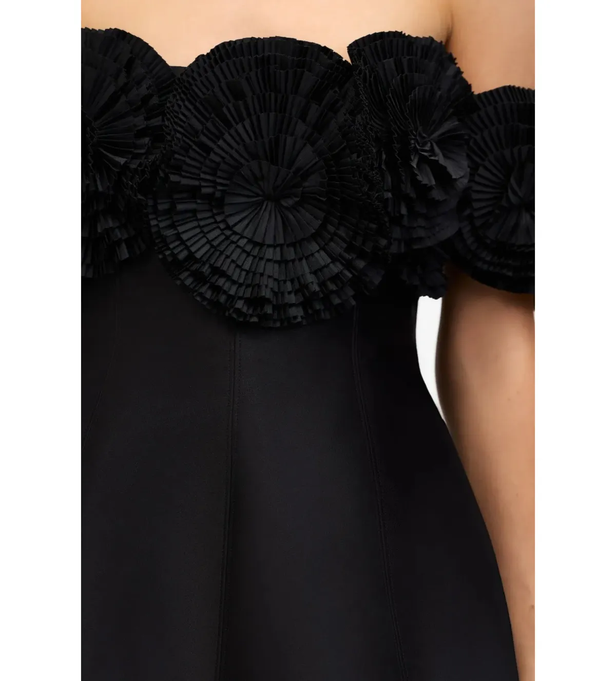 Acler Trusley Mini Dress Black Size AU 8 - Image 4