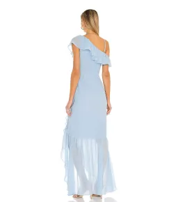 Lovers + Friends Karen Maxi Dress Blue Size AU 8 for rent on The Volte - image 3