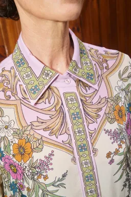 Alemais Antoinette Shirt Midi Print Dress Size 14 for rent on The Volte - image 4