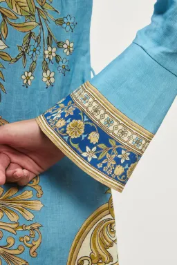 Alemais Cassie Mini Dress Blue Multi Size 8 for rent on The Volte - image 2