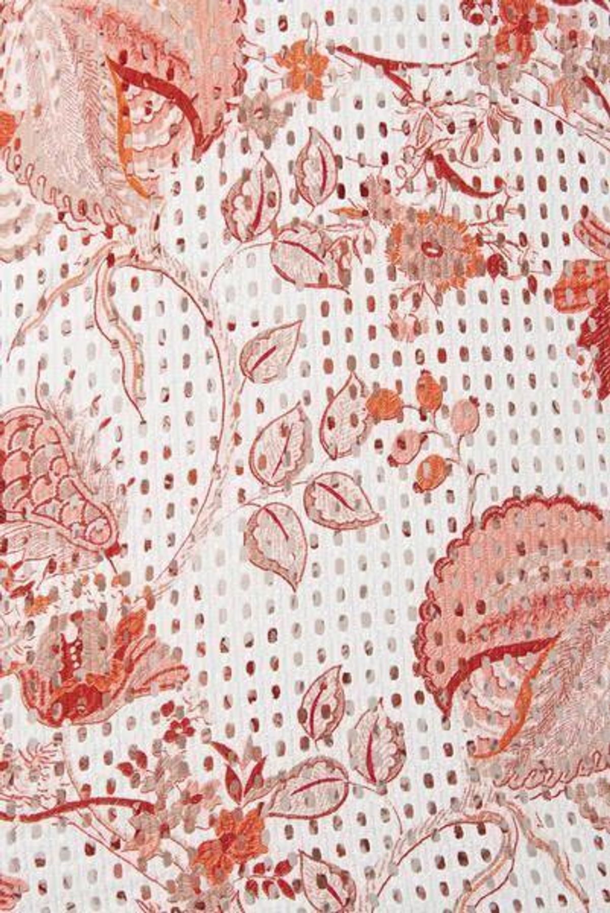 Thurley Chintz Print Broderie Mini Dress Floral Size 10 - Image 4