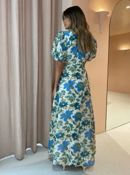 Sir the Label Celia Puff Sleeve Midi Dress Floral Size 1 / Size AU 8 for rent on The Volte - image 5