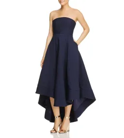 C/MEO Collective We Woke Up Strapless High-Low Midi Dress Navy Size XS AU 6 for rent on The Volte - image 1