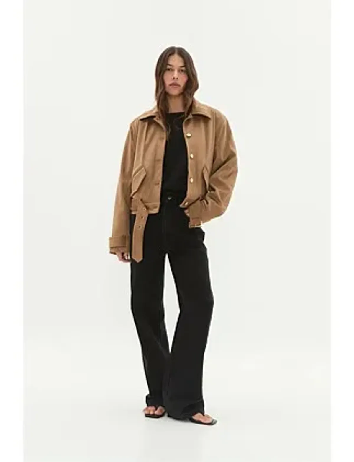 Calyx Vegan Suede Jacket - Image 10