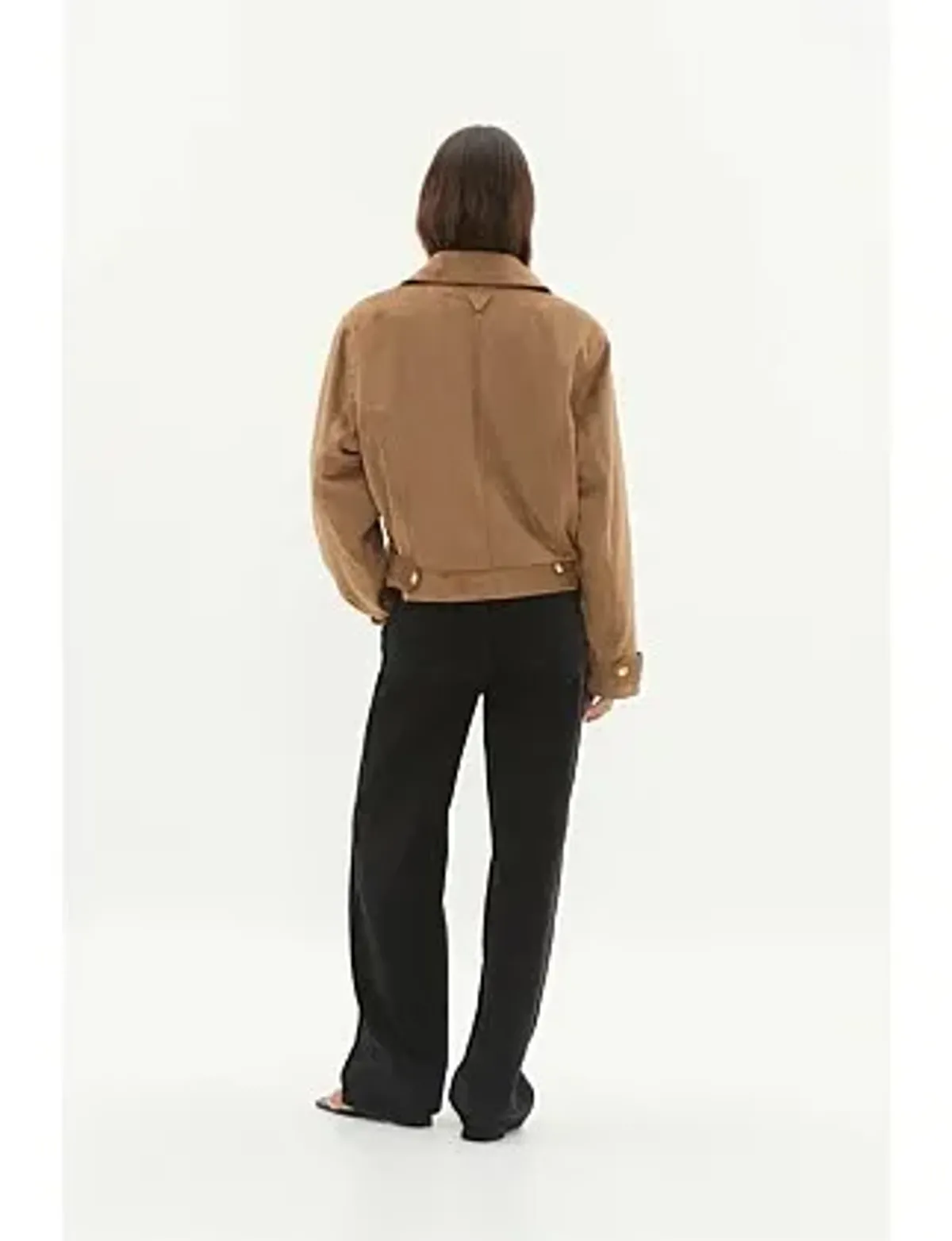 Calyx Vegan Suede Jacket - Image 7
