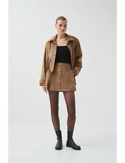 Calyx Vegan Suede Jacket for rent on The Volte - image 15
