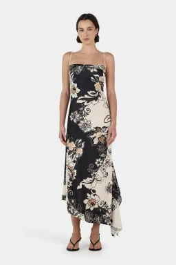 Hansen and Gretel Lani Dress Nightgarden Midi Size AU 6 for rent on The Volte - image 3