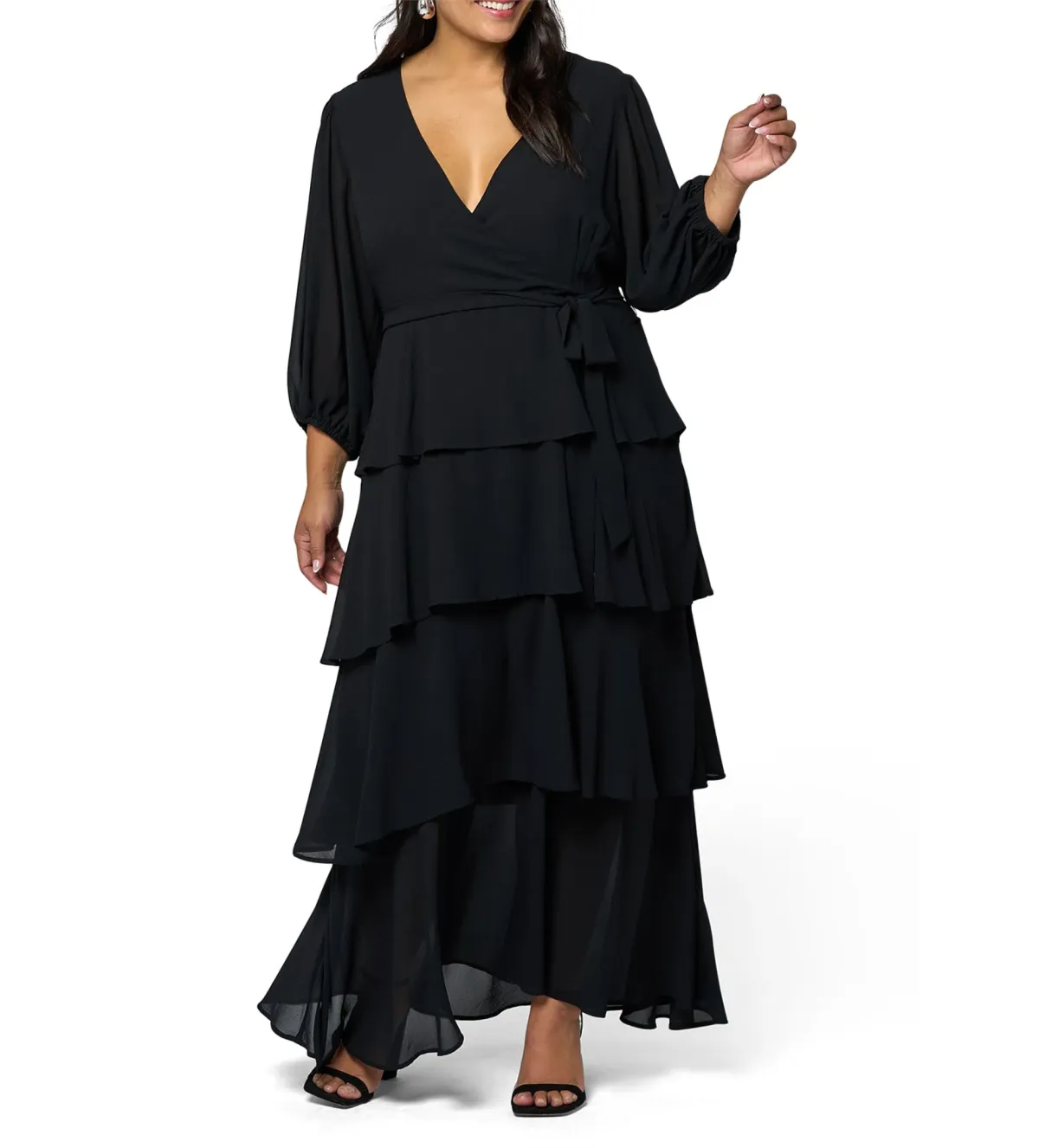 Curve Project Temptress Maxi Dress Black by Pink Dusk Size 16 - Image 1