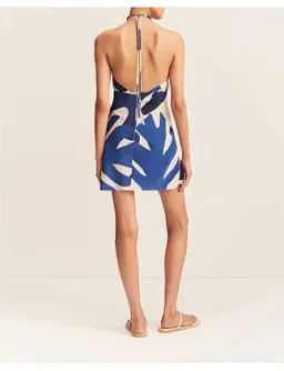 Shona Joy Edward Silk Halter Mini Dress Size 6/XS for rent on The Volte - image 2