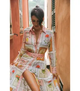 Palm Noosa Aria Midi Dress Siesta Tile Size AU 14  for rent on The Volte - image 5