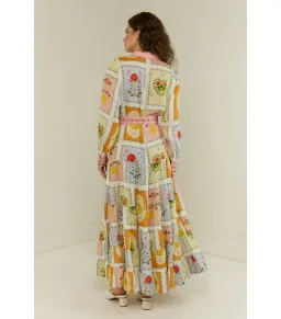 Palm Noosa Aria Midi Dress Siesta Tile Size AU 14  for rent on The Volte - image 3