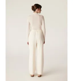 Cable Superfine Merino Turtle Neck in Ecru Size  for rent on The Volte - image 2