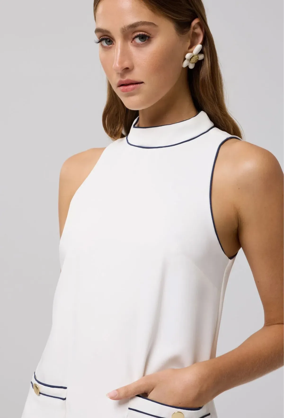 Chelsea St Designs Bron Mini Dress in White Size Medium / AU 10  - Image 2