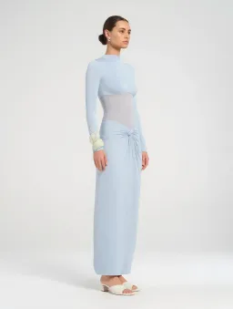 Benni Dora Maxi Dress in Blue  Size AU 8  for rent on The Volte - image 2