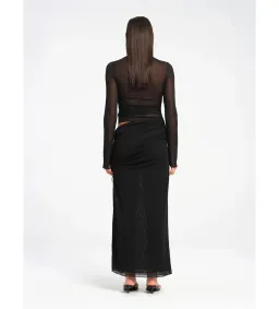 BENNI Mable Maxi Dress Black Size 8  for rent on The Volte - image 3