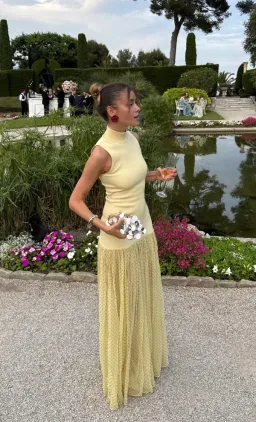 Helsa Costanza Gown Yellow Size 10 for rent on The Volte - image 3