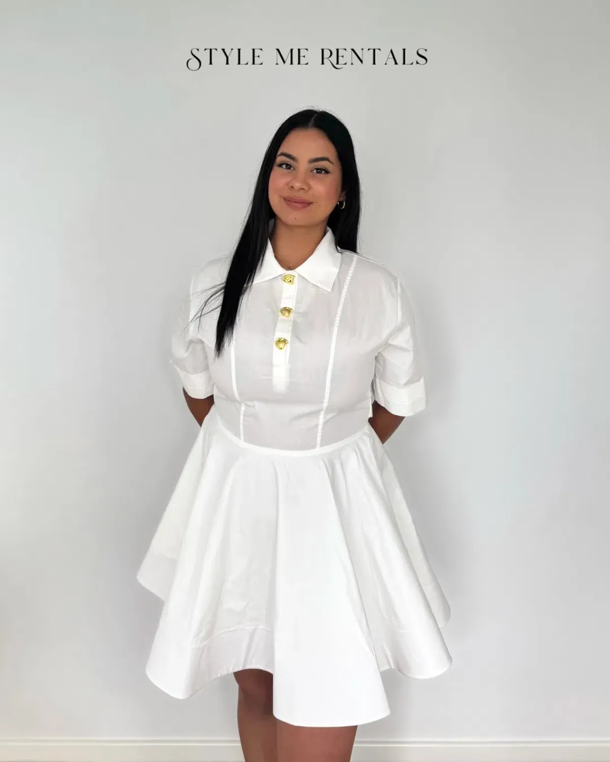 Justin Tong Charlotte Mini Dress White Size 10 - Image 4