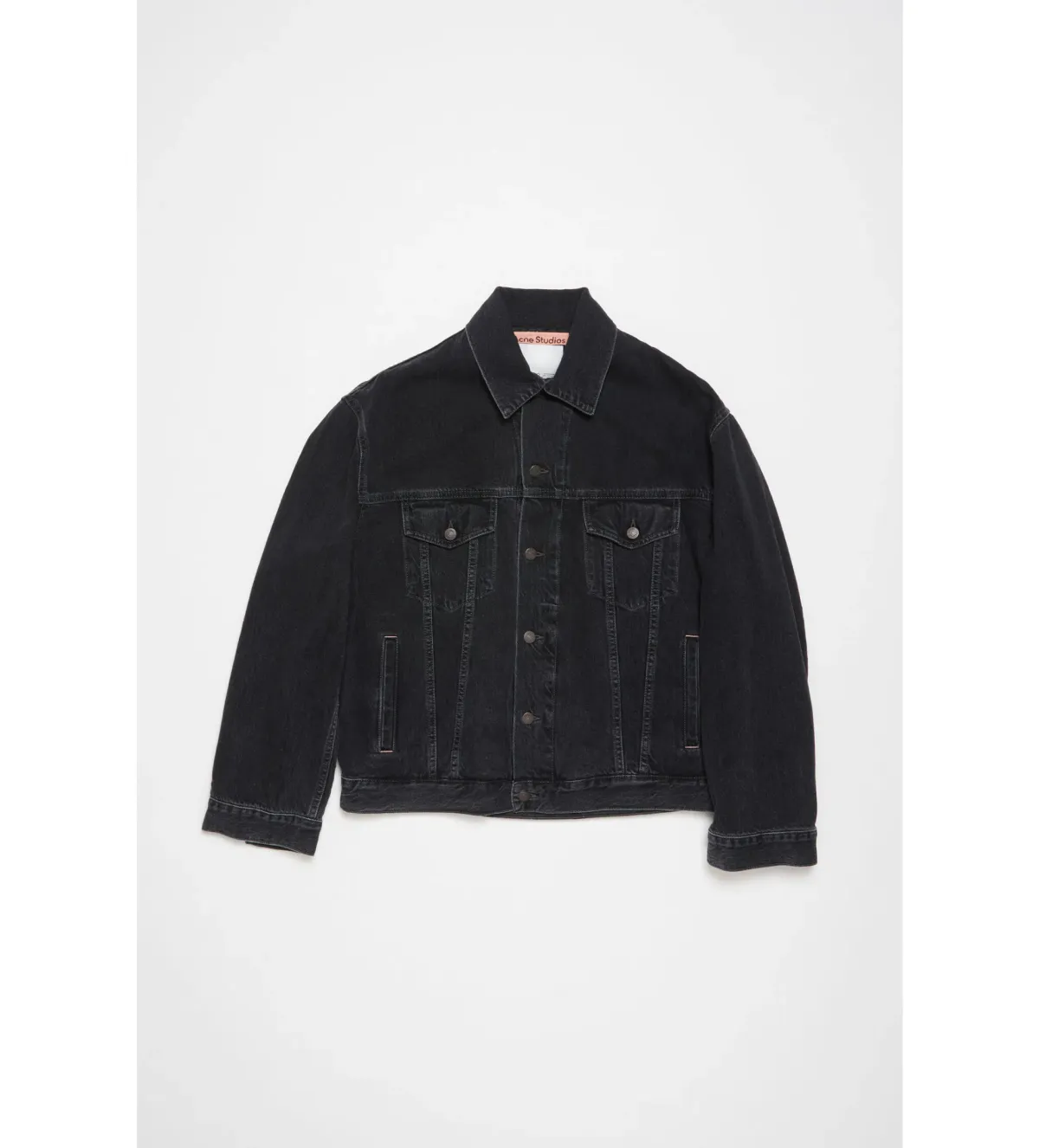 Acne Studios Denim Jacket in Black Size 8  - Image 4