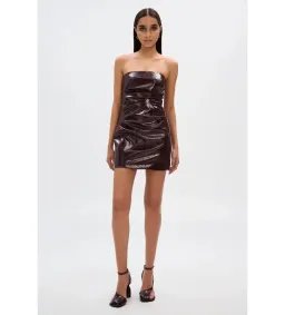 Misha The Alston Glazed Mini Dress Port Size M / AU 8-10 for rent on The Volte - image 1