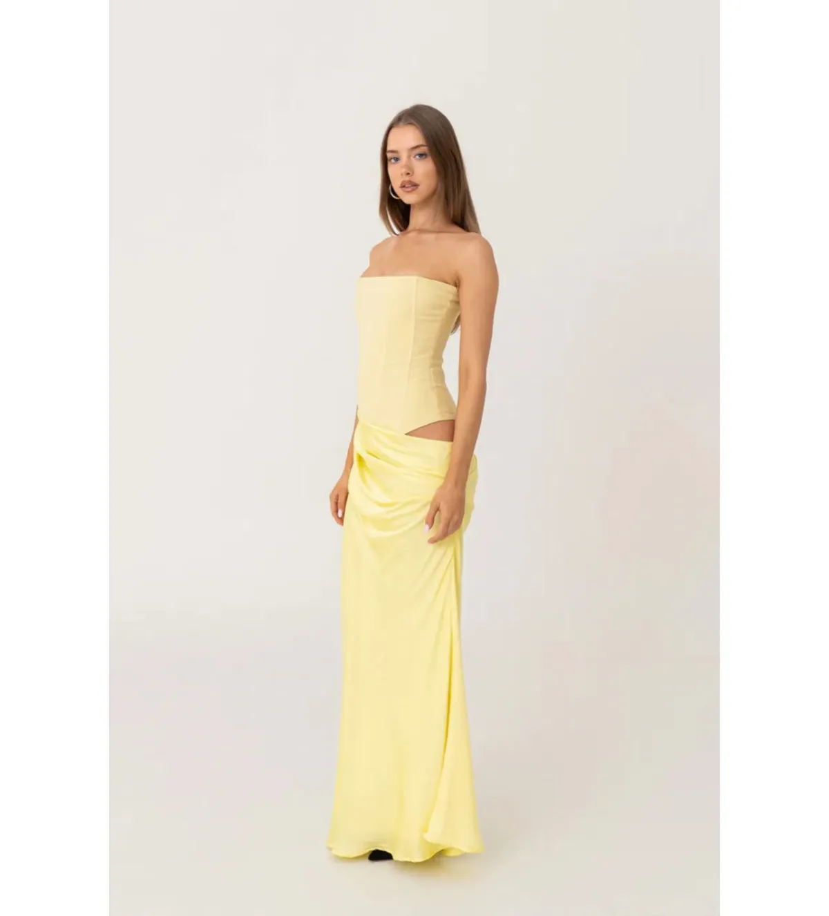 HNTR the label Huxley Gown Lemon Size AU 8 - Image 2