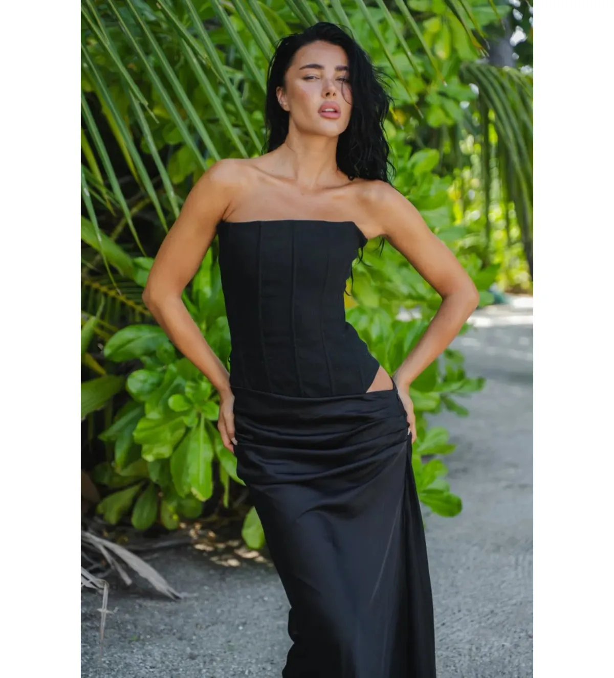 HNTR the label Huxley Gown Black Size AU 6 - Image 5