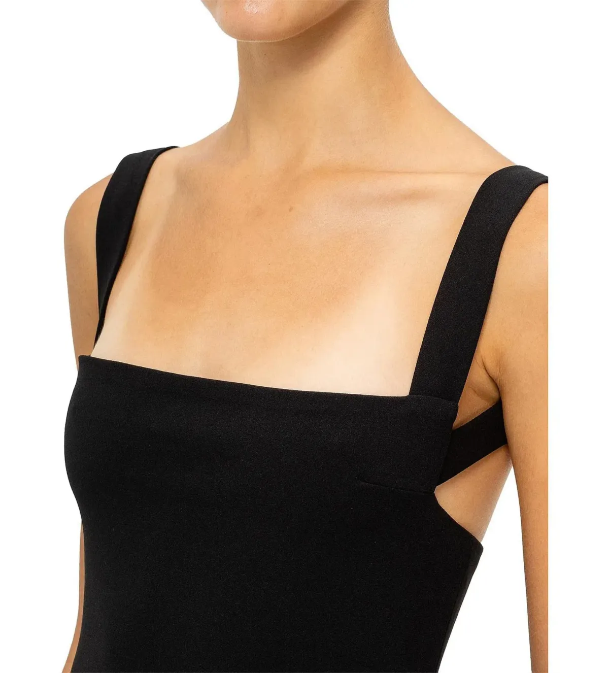 Solace London The Joni Maxi Dress in Black Size 8 - Image 4