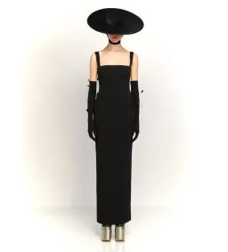 Solace London The Joni Maxi Dress in Black Size 8 for rent on The Volte - image 1