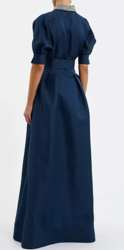 Rebecca Vallance Cielo Diamante Collar Gown Navy Size 14 for rent on The Volte - image 2