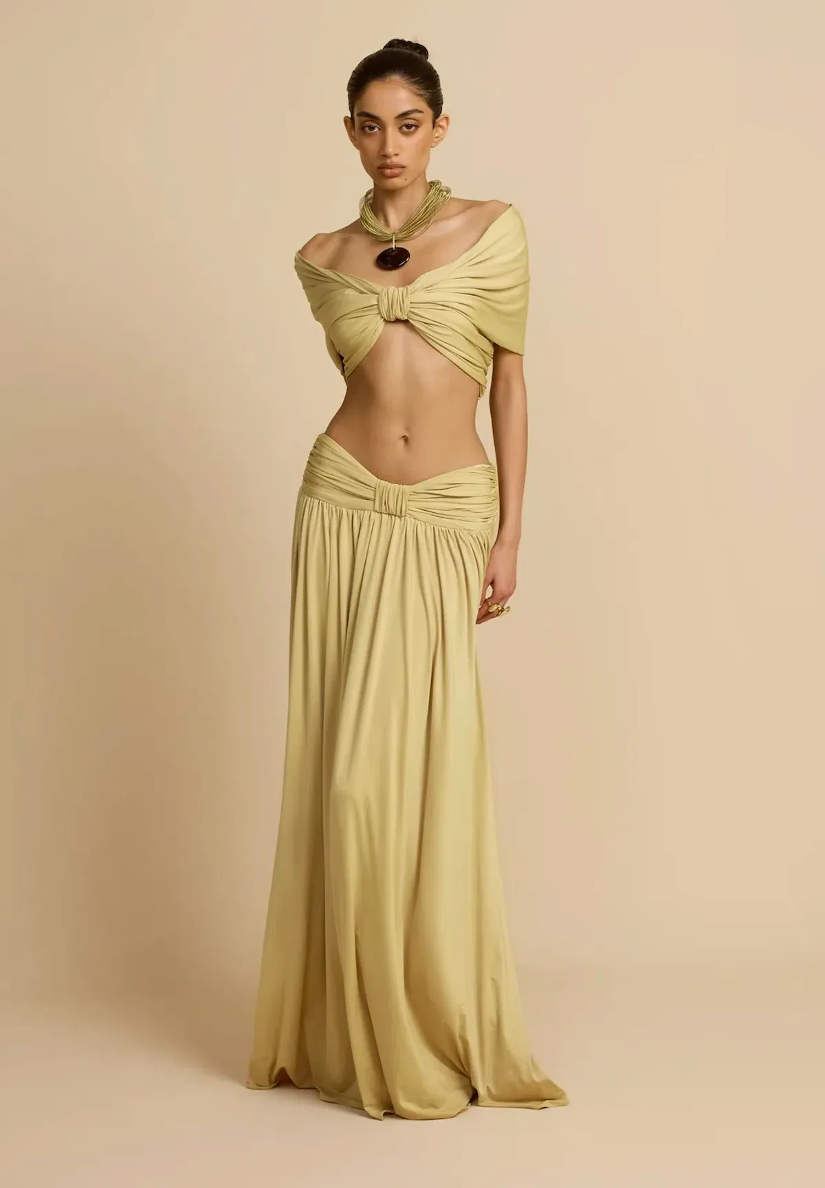 Arcina Ori Alessia Top and Skirt Sand Size XS / AU 6 - Image 1