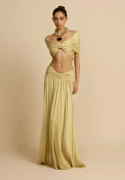 Arcina Ori Alessia Top and Skirt Sand Size XS / AU 6 for rent on The Volte - image 1