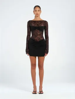 Benni Oskar Mini Dress Black Size S / AU 8 for rent on The Volte - image 1
