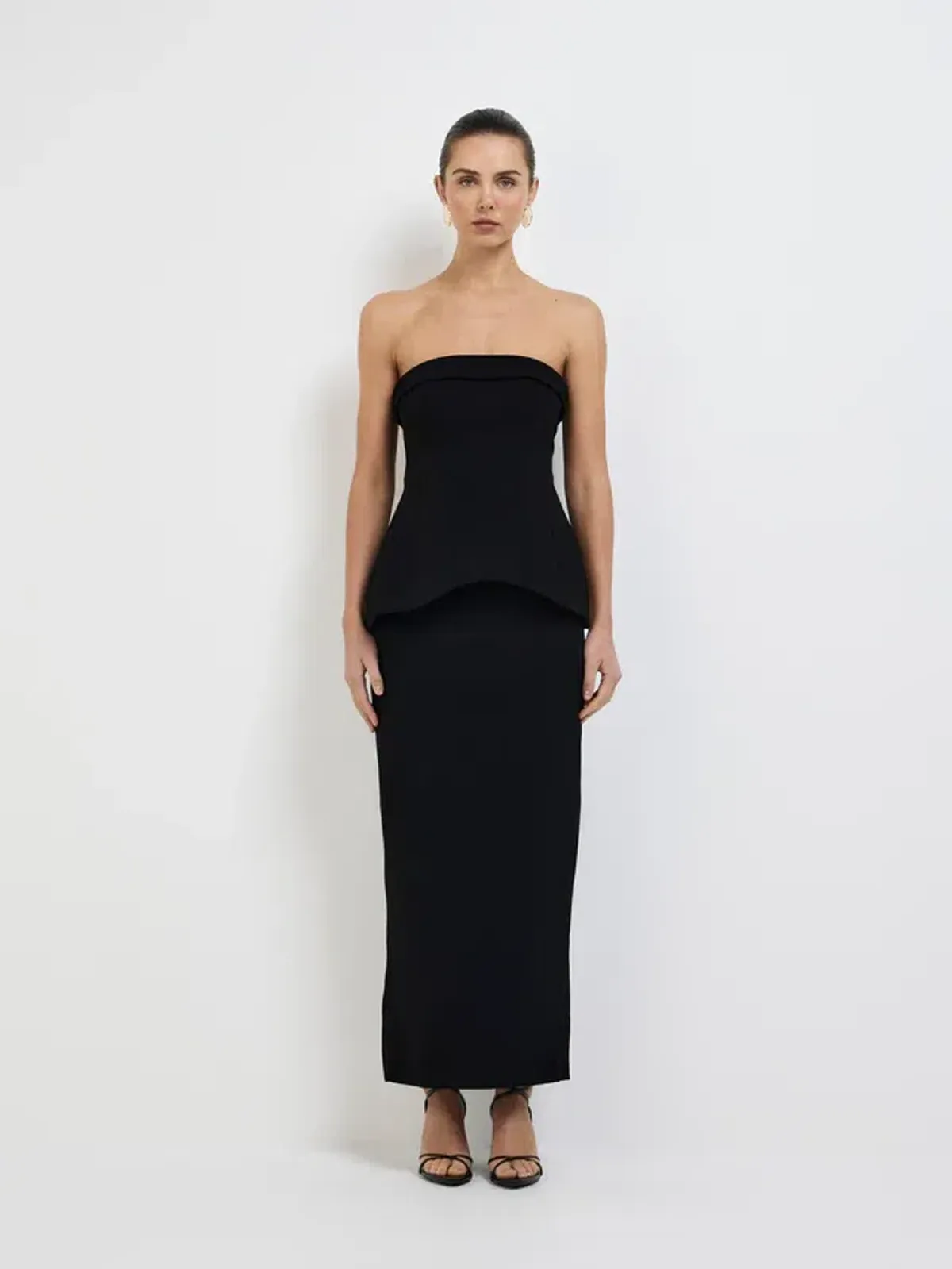 Sheike Estella Gown Black Size 12 - Image 1