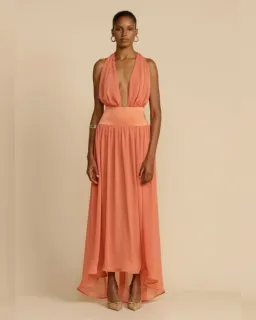 Arcina Ori Serena Dress Coral Size M / AU 10 for rent on The Volte - image 2