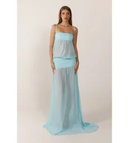 Ance Gria Romeo Gown Aqua Size 8 for rent on The Volte - image 1