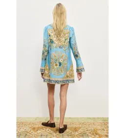 Alemais Cassie Mini Dress Blue Floral Size AU 12 for rent on The Volte - image 4