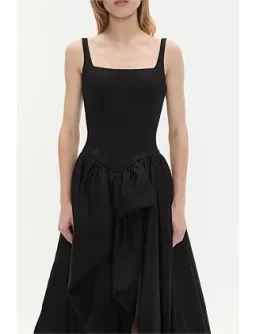 Aje Alani Gown Black Size Au 12 for rent on The Volte - image 4