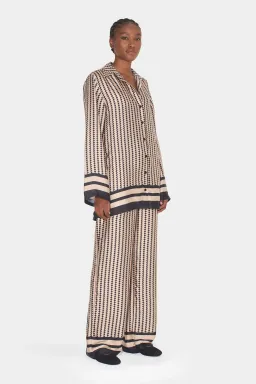 Hansen and Gretel Justine Relaxed Pant Black Diamond Size 6  for rent on The Volte - image 4